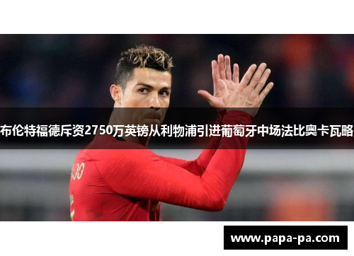 布伦特福德斥资2750万英镑从利物浦引进葡萄牙中场法比奥卡瓦略