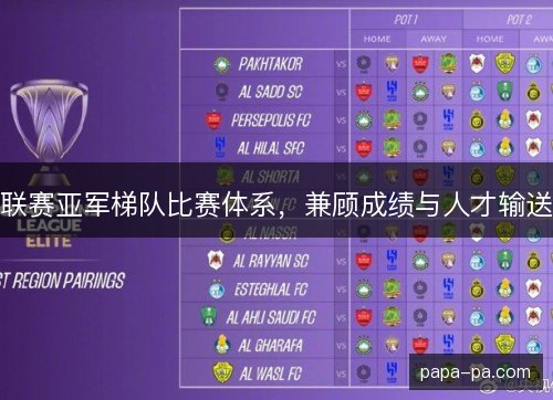 联赛亚军梯队比赛体系，兼顾成绩与人才输送